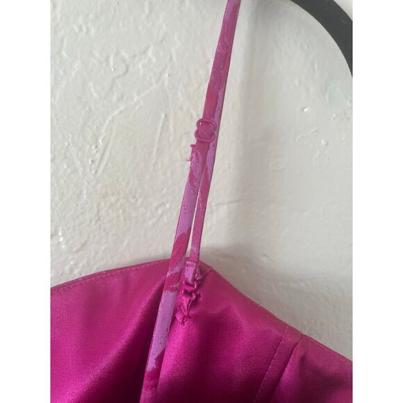 VTG Betsey Johnson Y2K 80s Bubble Hem Floral Dress Prom Event Party Feminine 8 - Picture 8 of 13